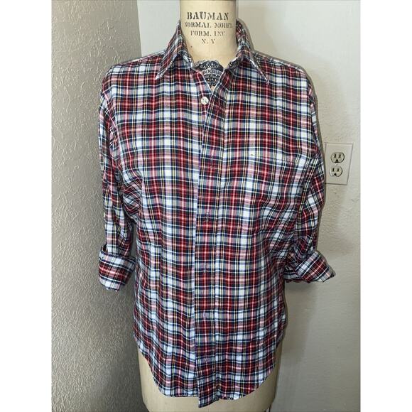 Vintage 80s Goldwaters Flannel Shirt Size Medium - Picture 1 of 7